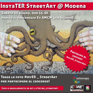 Instastreetartwalk con Igersmodena e Icone per #myER_streetart