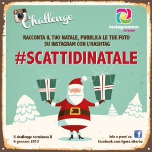 Challenge di Natale su Instagram con igersViterbo