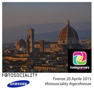 Provare le Samsung Galaxy a Firenze con Instagramers Toscana