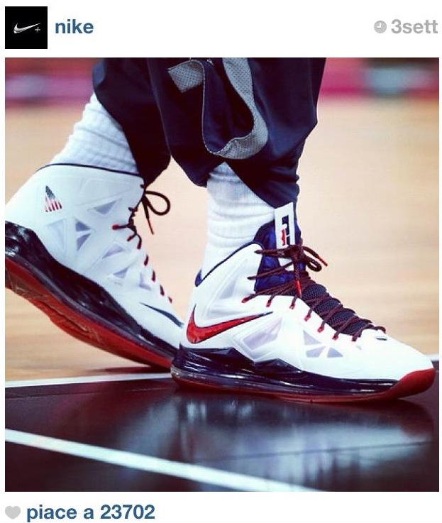 Nike su Instagram con la foto di Le Bron James