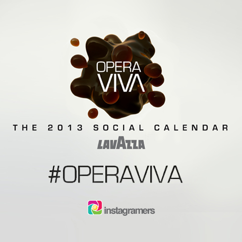 Lavazza Espress Yourself presenta Opera Viva il Social Calendar 2013 con gli Instagramers