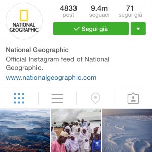 Profilo instagram National Geographic
