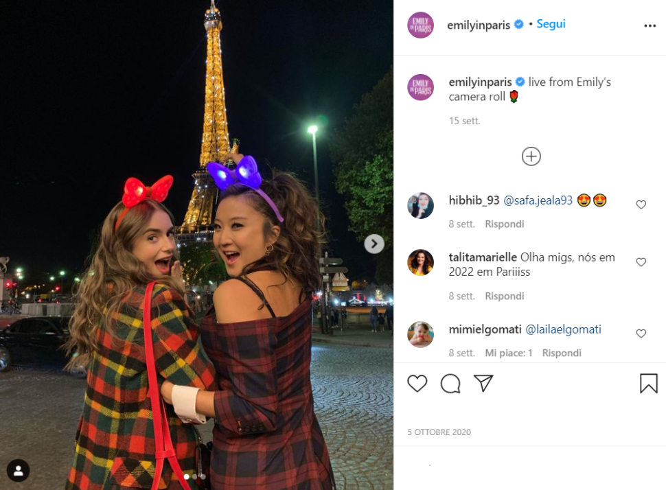 emily in paris with bff