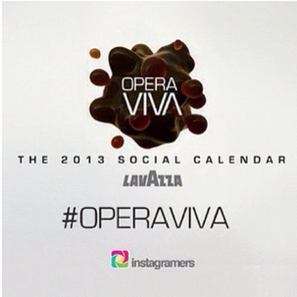 Lavazza presenta Opera Viva il Social Calendar agli Instagramers