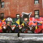 I ritratti di Warhol e Basquiat a Brooklyn, ph. @proganti dal tag #kobrastreetart